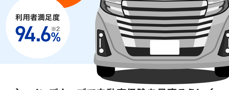 最短3分で最大20社見積もり完了!
保険の窓口
インズウェブ!
無料で今より安い保険を
リアルタイム
比較で即決
平均節約額
37,154 円
利用者満足度
94.6%
\ インズウェブで自動車保険を見直そう! /
最大
一括見積もり
20 社
サイト
リアルタイムで
No.1
比較可能
見積もり
*3
利用
1 1,100 万人突破
者数
X4
※1 インズウェブを初めて利用された方2024年アンケート結果より (2023年9月~2024年
3月実施対象人数215名)
※22024年1月~4月利用者アンケート結果より (対象人数2,070名)
※3 自動車保険一括見積もりサイトの利用に関する調査 gooランキング2018年8月調べ
※42024年3月末時点